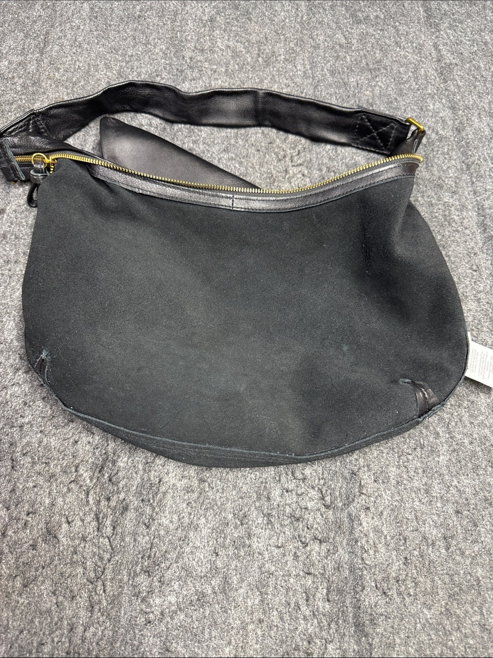 Madewell Black Leather Crescent Shoulder Bag - Picture 7 of 10